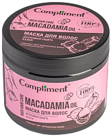 Compliment Rich Hair Care Маска для волос Интенсивная защита и блеск MACADAMIA OIL, 400мл, 8 шт