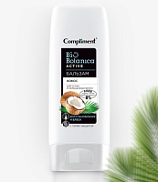 Compliment Biobotanica active Бальзам Кокос для сухих и окрашенных волос Восстановление и блеск с термо-защитой, 200мл