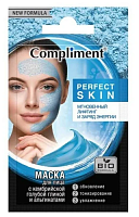 Compliment Саше PERFECT SKIN Маска для лица с Кембрийской голубой глиной и  альгинатами 7мл