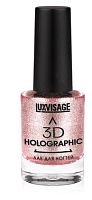 Лак д/ногтей LUXVISAGE 3D HOLOGRAPHIC тон 705 (розовое золото)11г