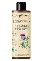 Compliment РЕПЕЙНИК + ВИТАМИННЫЙ КОМПЛЕКС фитошампунь для волос, 400мл (NEW)